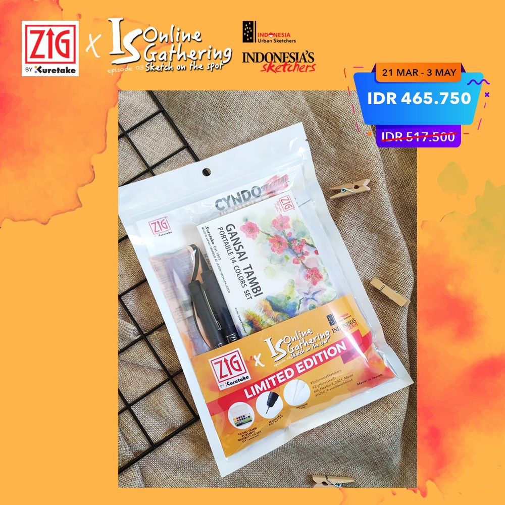 

Paket Indonesia Sketchers Online Gathering CYNDO Special Set