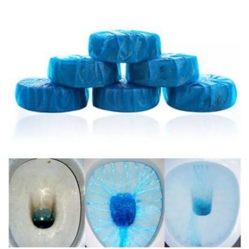 {DS} TABLET BIRU PEMBERSIH PENYEGAR KLOSET 50 GRAM / SABUN BIRU CLOSET