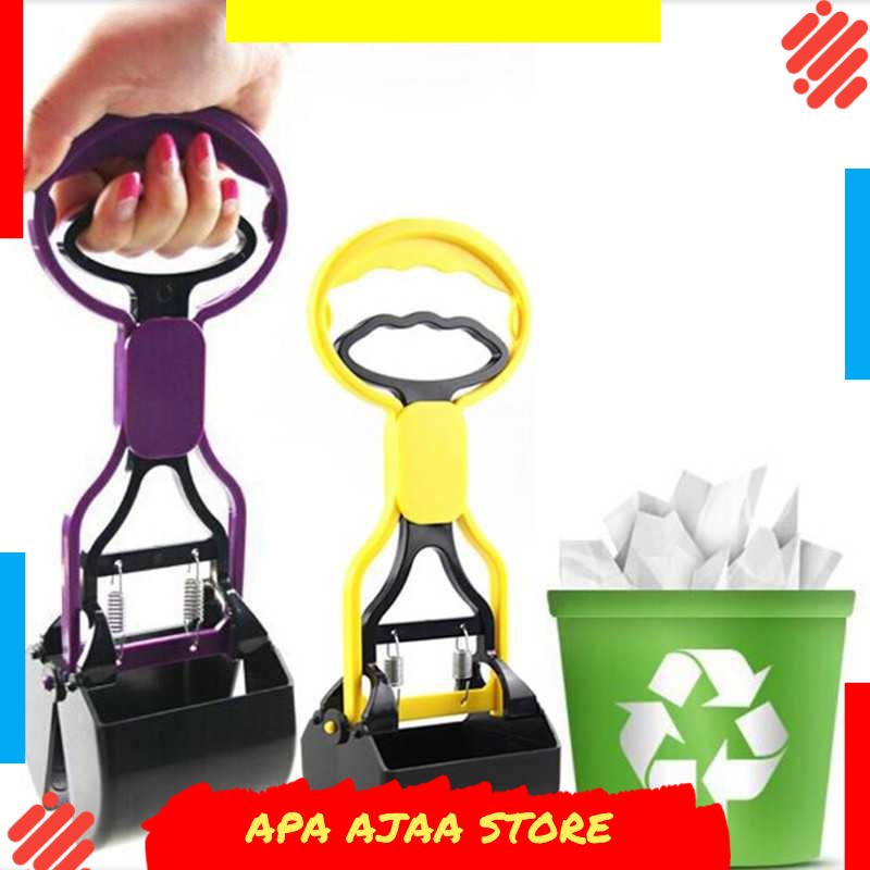 Termurah ! OWBOB Sekop Genggam Dog Pet Pop Scooper Cleaner 28 cm - A11707