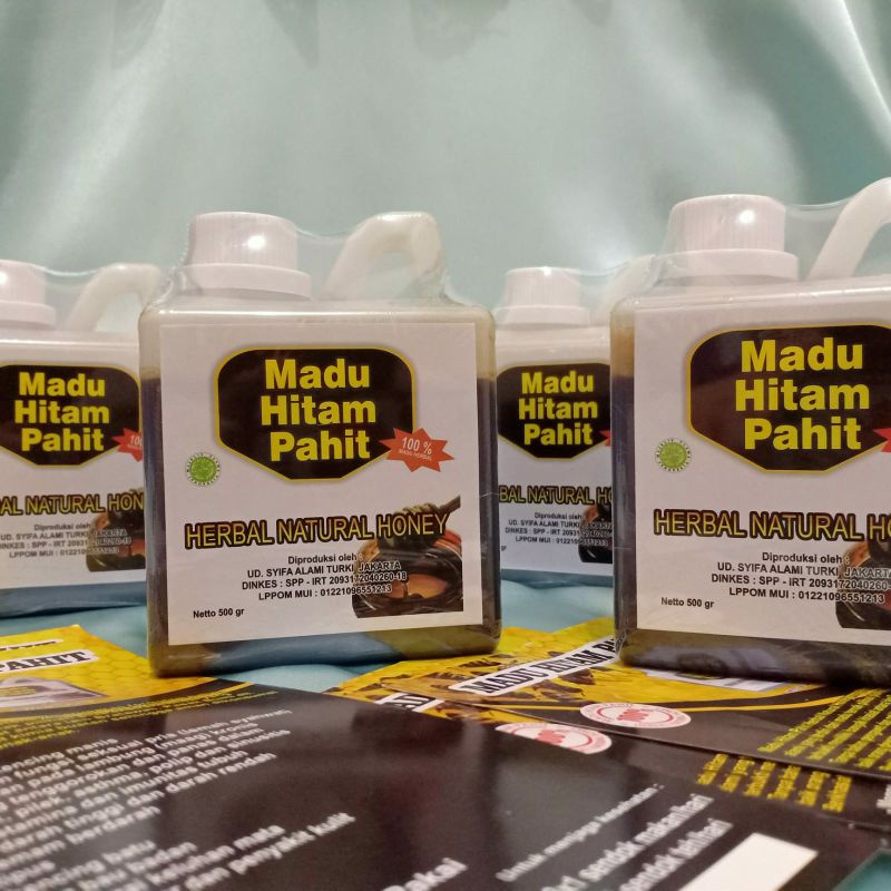 

Madu Hitam Pahit Herbal Natural Honey 500 gr