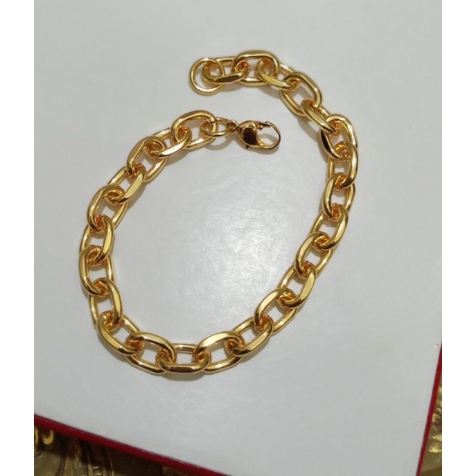 K-50.Gelang tangan wanita xuping berlapis emas uk18cm.