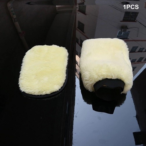 Sarung Tangan Kain Lap Bulu Halus Cuci Mobil Motor Tebal Lambs Wool Microfiber Wash Polish Poles Cleaning Cost