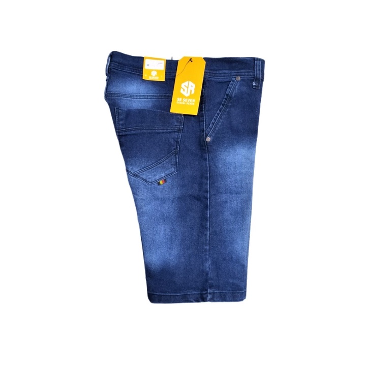 Celana Jeans Pendek Pria Slimfit Jeans Denim Oriinal SR SEVEN 7 Premium Quality