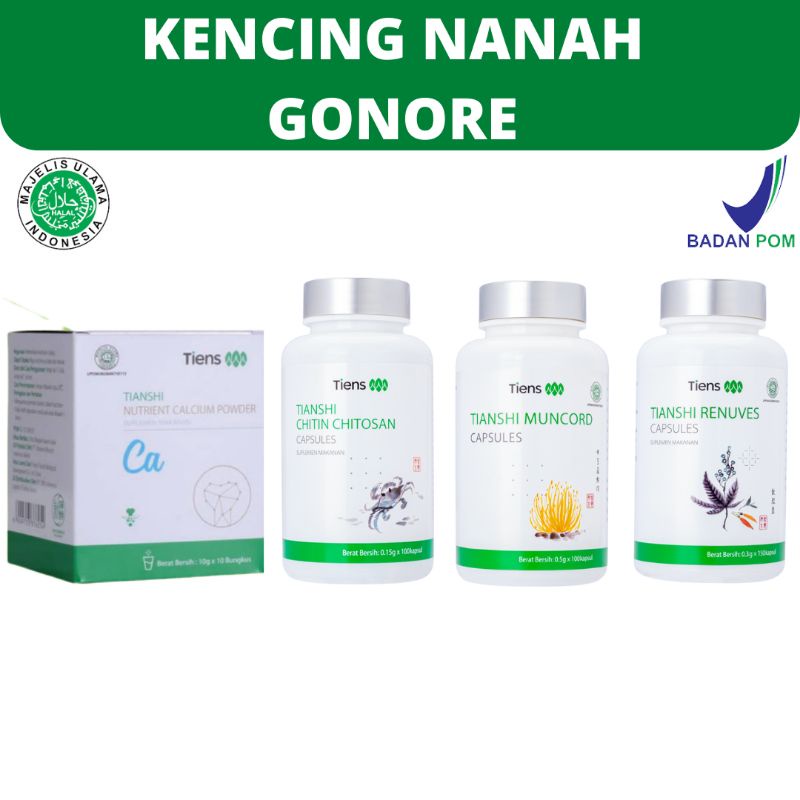 Suplemen Kencing Nanah Gonore | Obat Herbal Kencing Nanah Gonore Pria dan Wanita