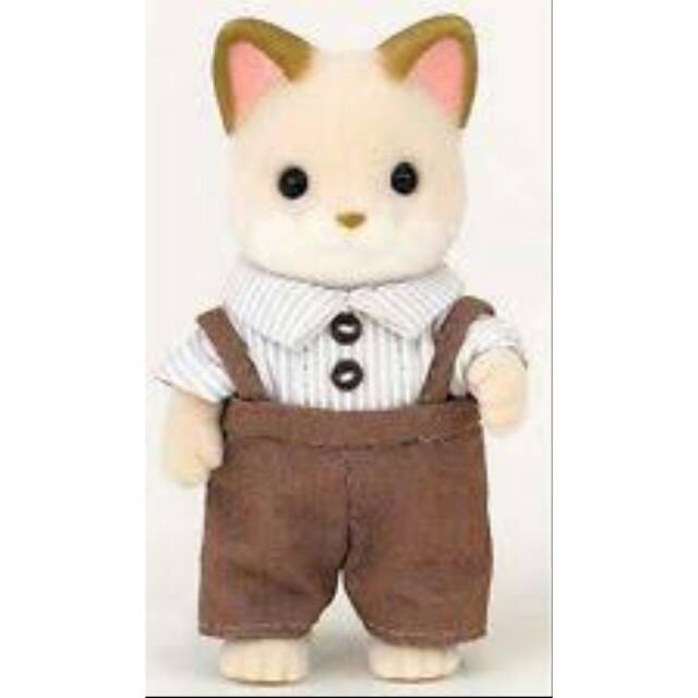 Sylvanian Families Rare - Cream Cat Father
