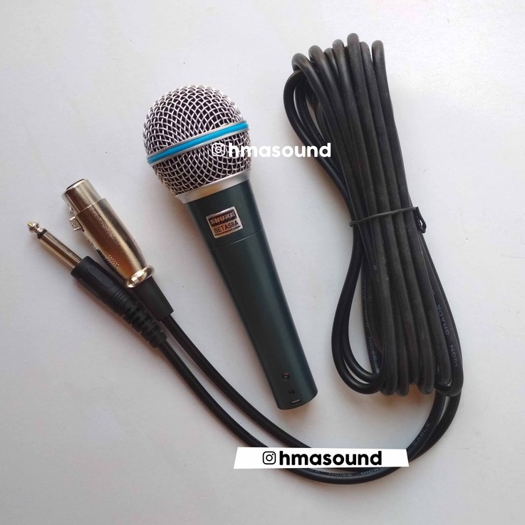 Mic Microphone Kabel Shure Beta 58 A