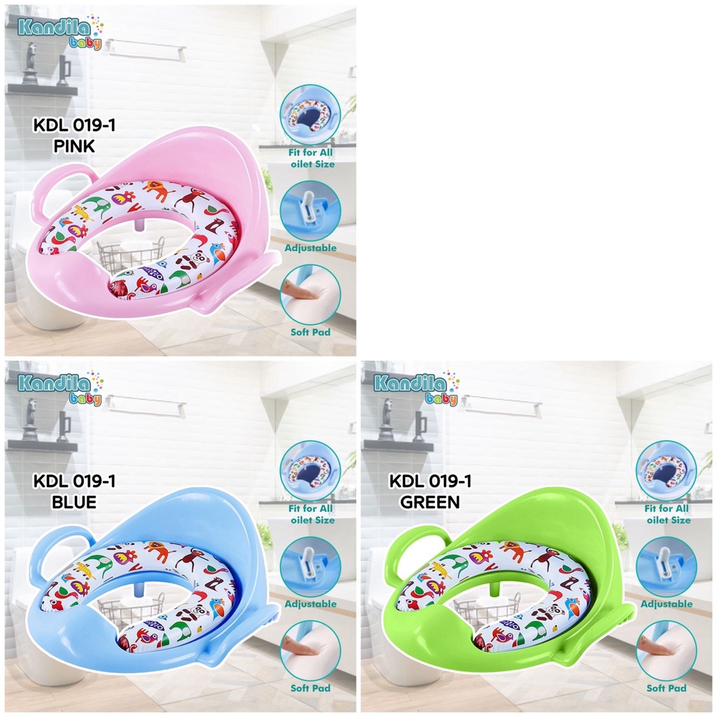 Castle - Kandila Baby Soft Baby Potty Toilet Seat - Dudukan Closet Bayi - Training Potty Seat - KDL019-1 / KDL019-2