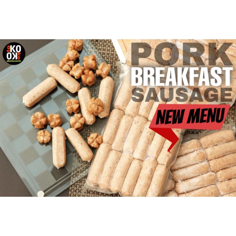

Pork breakfast sausage kemasan 500 gram