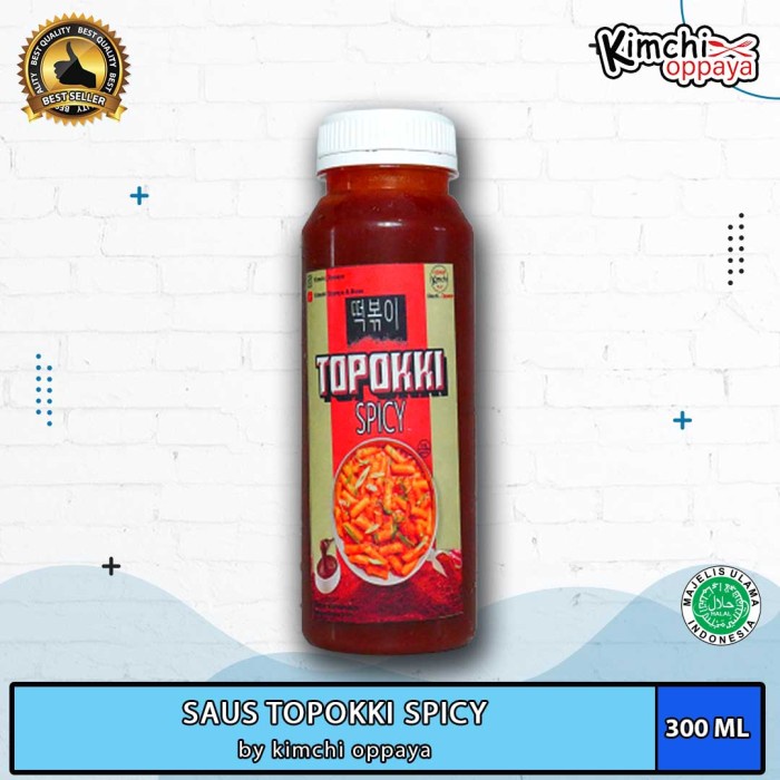 

SAUS-DRESSING- SAUS TOPOKKI SAUS TTEOKBOKKI 300 GRAM JAMIN ENAK SAUS SAMYANG -SAUS-DRESSING.