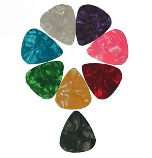 Pick gitar isi 5 bahan xylonite