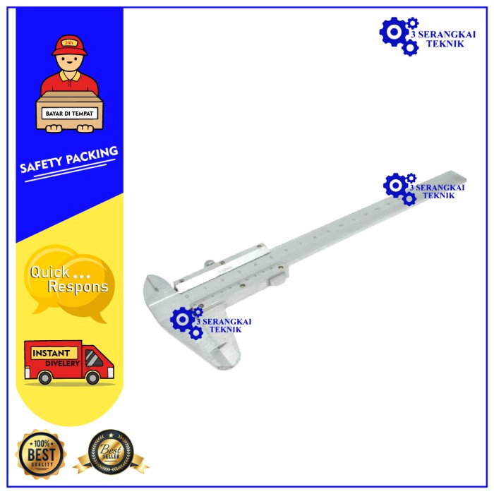 Taffware Jangka Sorong Stainless Steel - 15CM