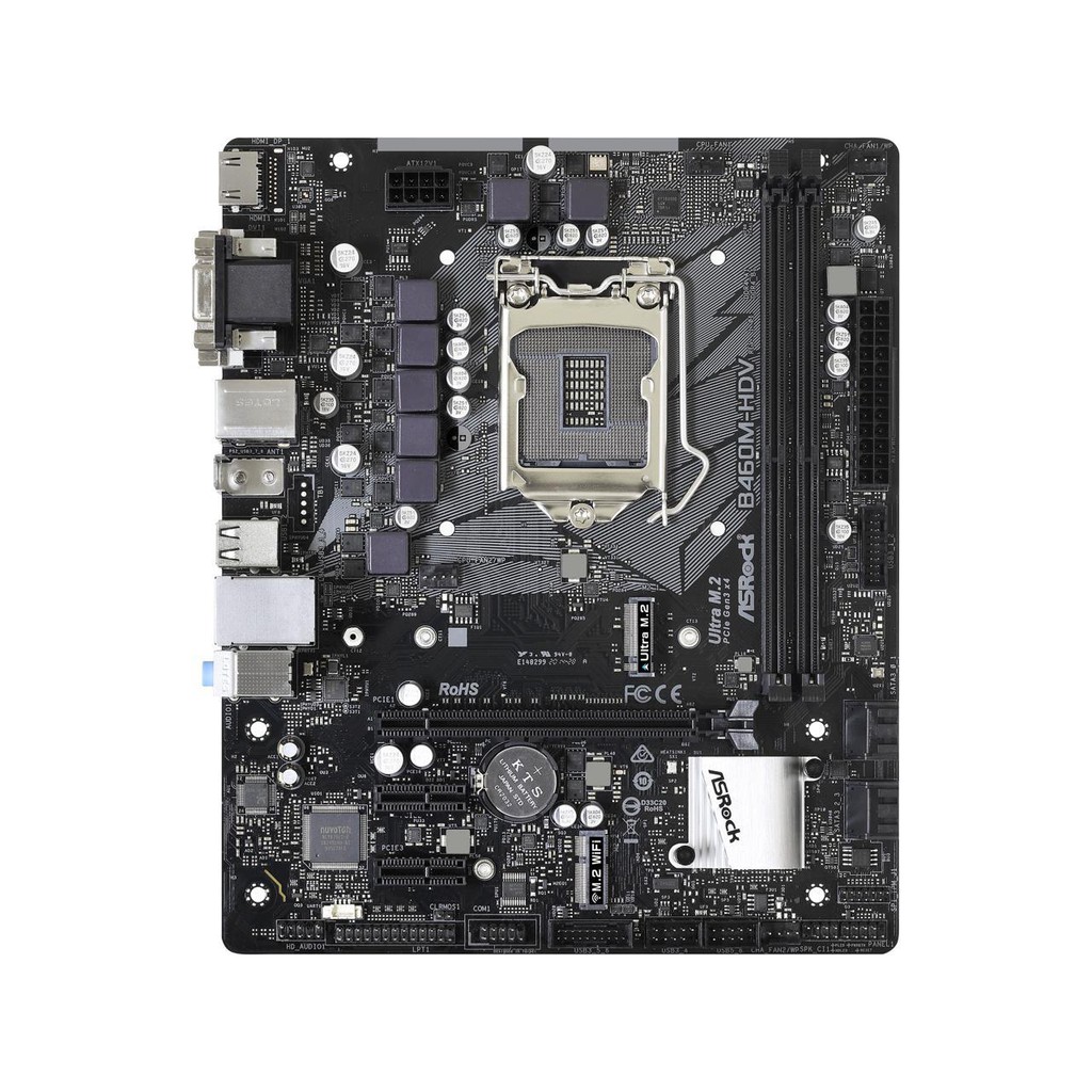 MOTHERBOARD ASROCK - CHIPSET INTEL B460M HDV SOCKET 1200