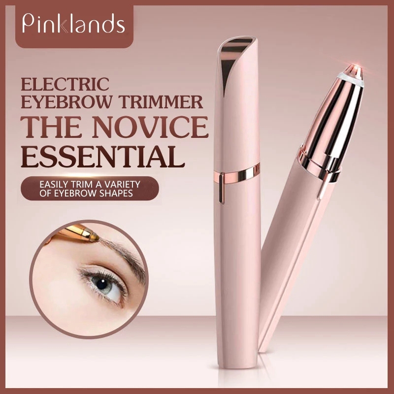 (PAKAI BOX) Alat Cukur Pencukur  Flawless Brows Alis Elektrik Tanpa Rasa Sakit Eyebrow Trimmer F404