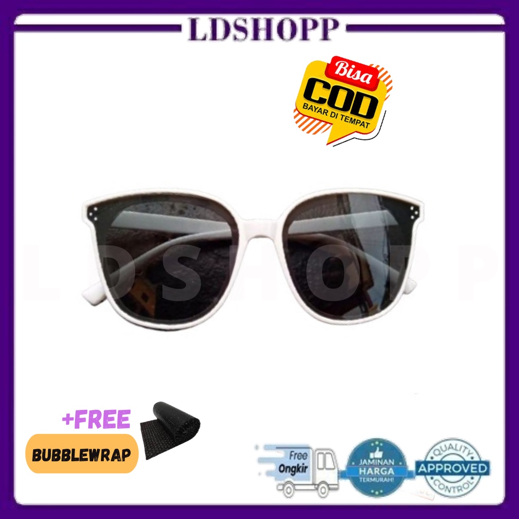 LDS KC07 KACAMATA WANITA STYLE KOREA FRAME PUTIH SUNGLASSES KACAMATA HITAM WANITA MURAH