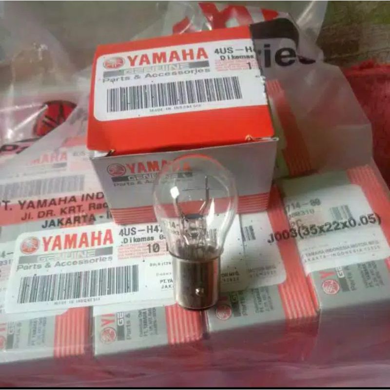 Bohlam stop lampu belakang asli yamaha genuine parts