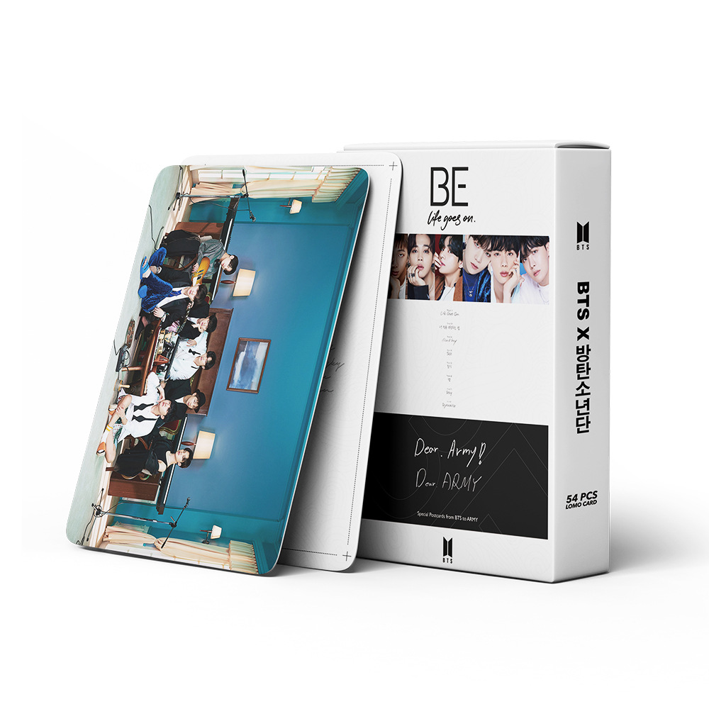 54pcs/set KPOP  Bangtan Boys BE DYNAMITE Photocards Lomo Cards Photo Mini Cards