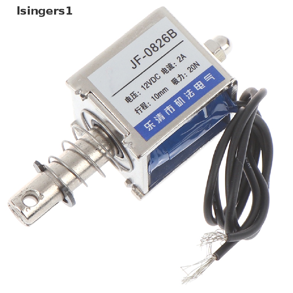 (lsingers1) Jf-0826b solenoid Elektromagnetik 12V / 2A 10mm 20N