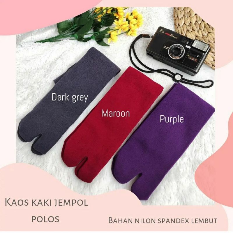 [DARK SERIES] ECER KAOS KAKI POLOS SEBETIS