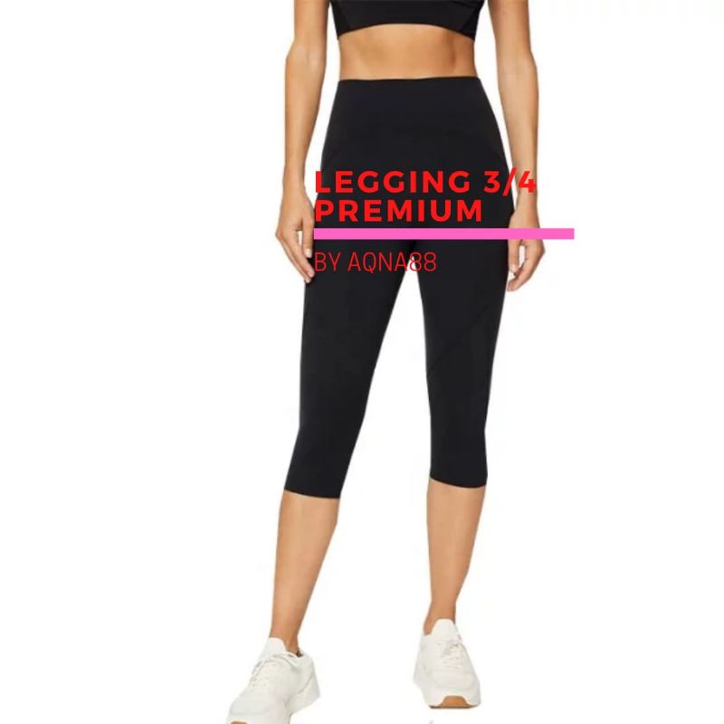 Legging Pendek | Legging 3/4 | Celana Legging Pendek