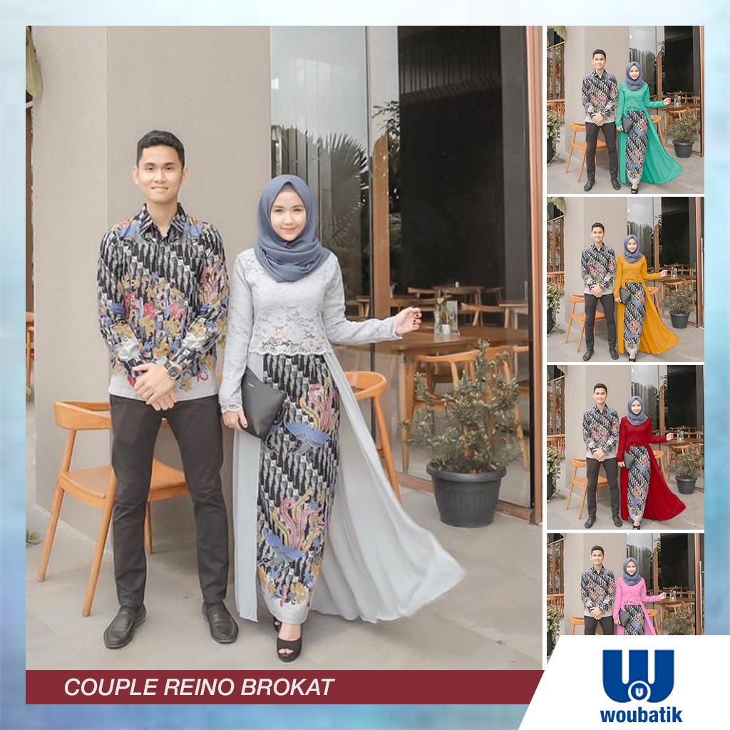 20 Inspirasi  Baju  Perpisahan  Couple Batik Ide Baju  Couple