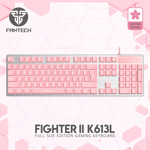 Fantech K613L Gaming Keyboard Fullsize Rainbow K 613L K613