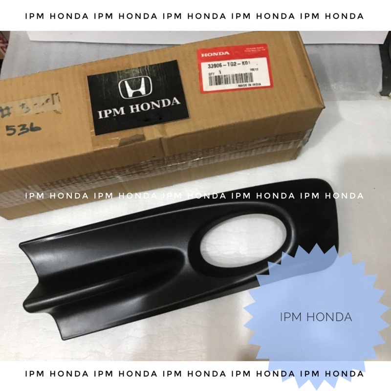 33906 / 33956 TG2 K01 Original Cover Tutup Garnish Fog Lamp Foglamp Foglight Kanan / Kiri Honda Brio 2013 2014 2015 2016