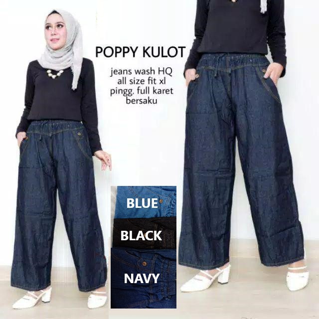 LOLA PANTS POPPY KULOT JEANS BASIC CULLOTES GBM