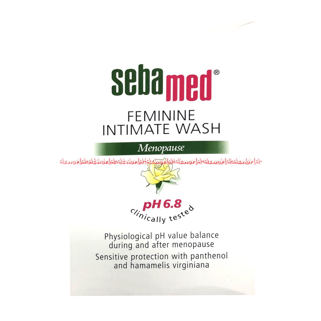 Sebamed Feminine Intimate Wash 200ml Pembersih Kewanitaan Menopause