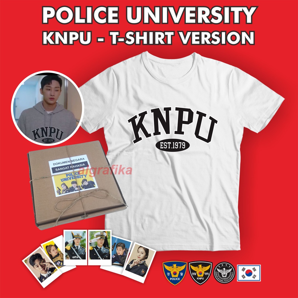 POLICE UNIVERSITY KNPU T-SHIRT VERSION KAOS POLICE UNIVERSITY KAOS KNPU