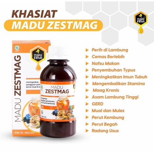 

PROMO PROMO Madu Herbal Obat untuk Asam Lambung Maag Gerd Paling Ampuh ZESTMAG 280 Gram Untuk Dewasa Anak Bisa COD Bayar Di Tempat - Husna Herbal Nabawi
