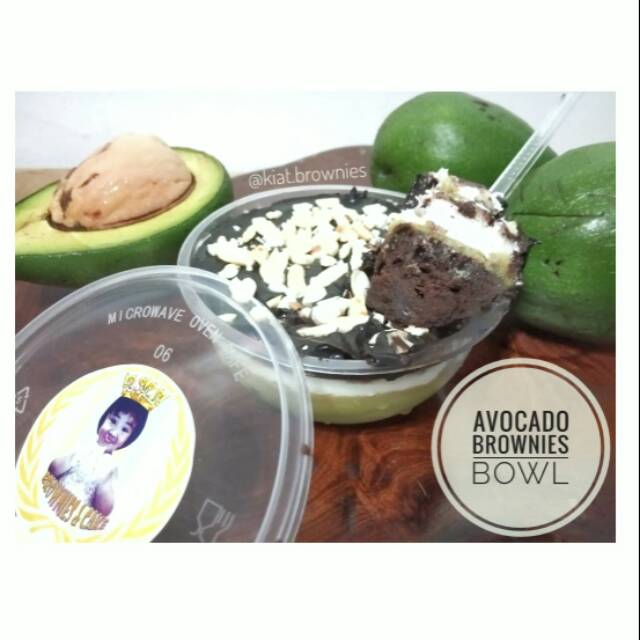 

Avocado Brownies Bowl / brownies alpukat