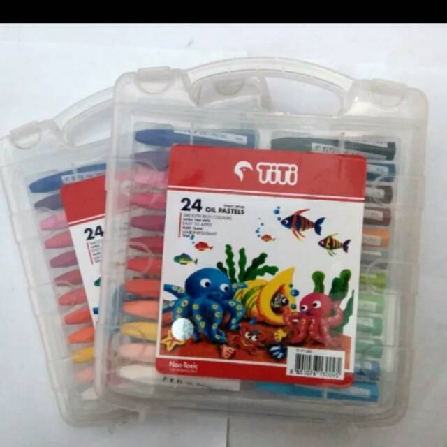 Jual CRAYON TITI 24 WARNA KRAYON MINYAK Shopee Indonesia