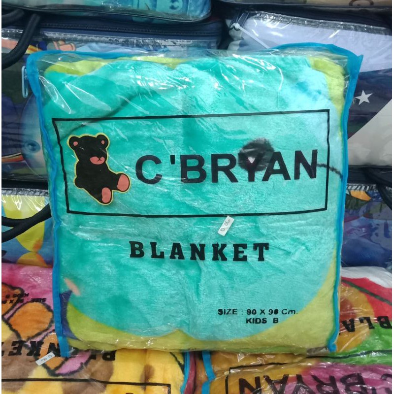 Selimut Bayi C' Bryan Tebal Ukuran 90x90 cm Panel Halus Kualitas Premium