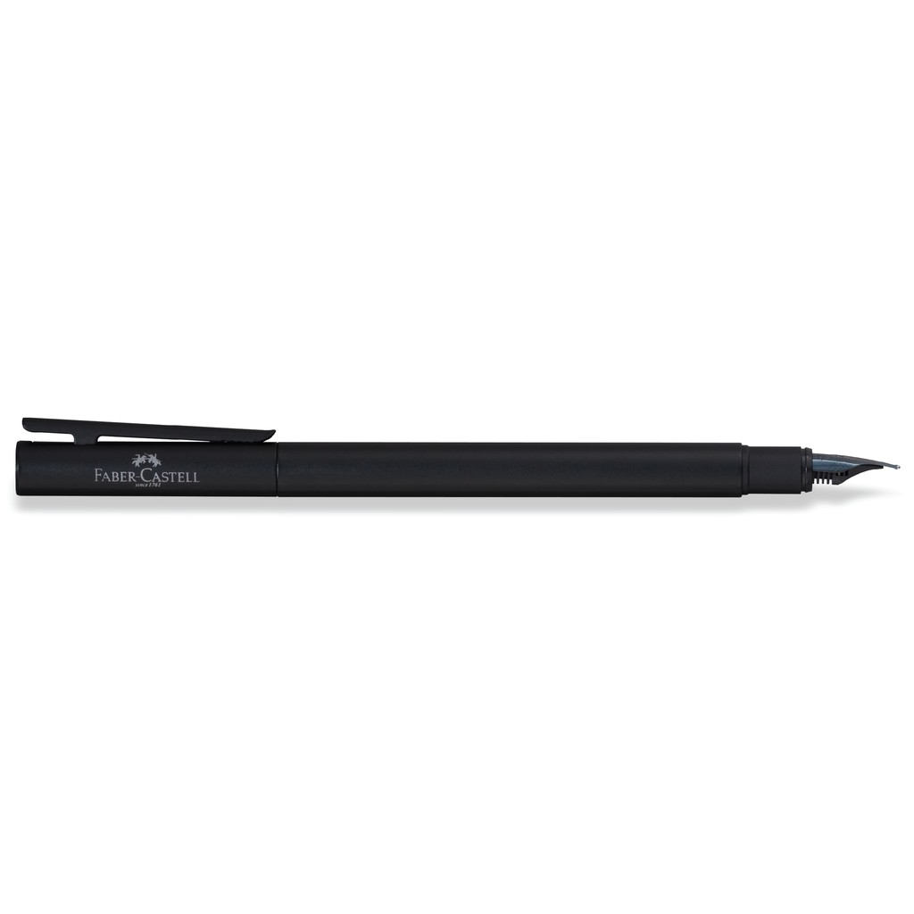 Faber-Castell Neo Slim Fountain Pen M Black Matt, Black Chromed