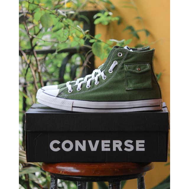 CONVERSE CTAS HI POCKET GREEN