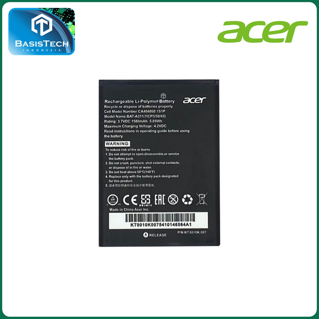 BATERAI ACER Z200 Z205 Z220 M220 BAT-A311 - ORI99 GOOD QUALITY