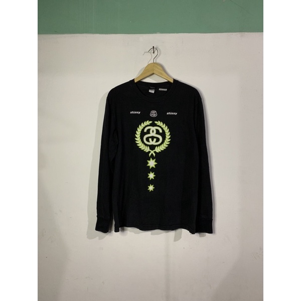 kaos long sleeve Stussy