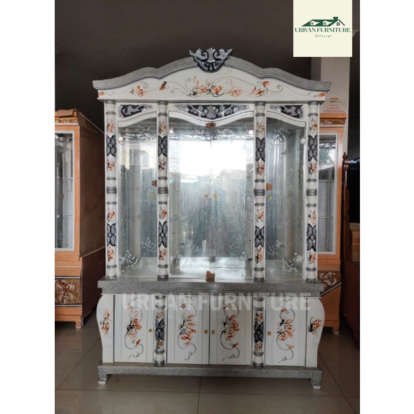 Pajangan kristal 4pintu/ buffet tv