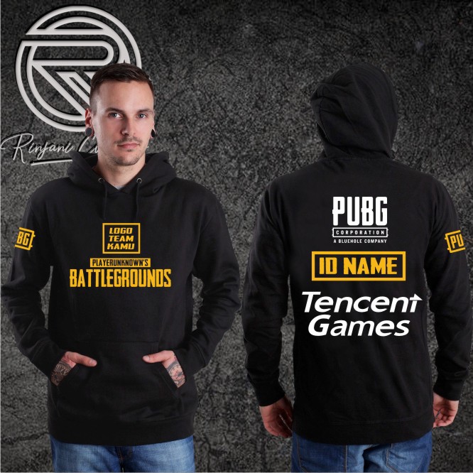 JAKET PUBG KEREN.JAKET GAMER KEREN.HOODIE DISTRO.SWEATER DISTRO GRTAIS ID NAME