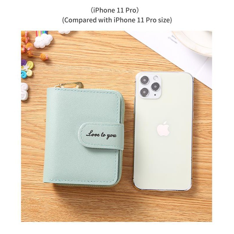 (GDK) COD Dompet Lipat Wanita Resleting Fashion Wanita Import ️️818 fashion korea murah real pict-#7 BIRU