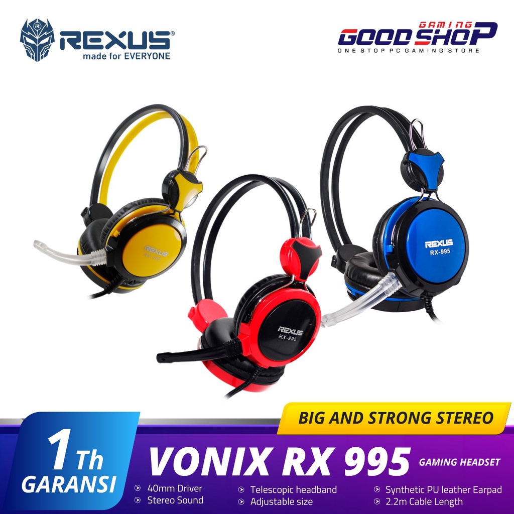 Rexus Vonix RX 995 / Rexus 995 - Gaming Headset