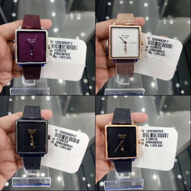 Jam Tangan Wanita Alexandre Christie AC 2851 ac2851 Sand Steel Original 34mm yrsj