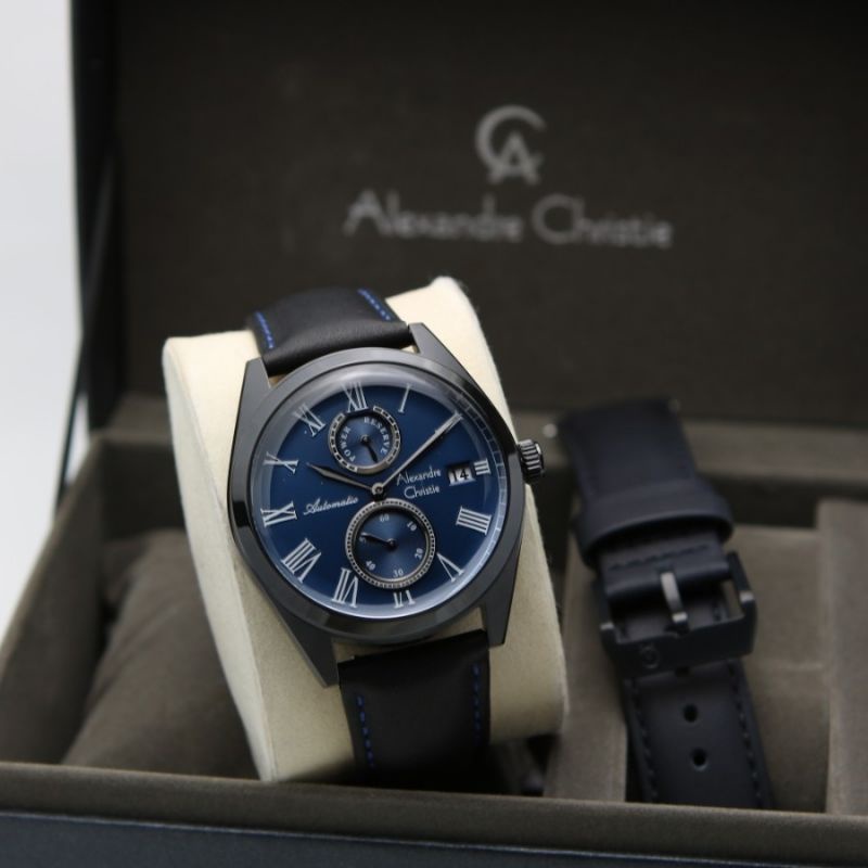 JAM ALEXANDRE CHRISTIE PRIA AC 3040 AUTOMATIC ORIGINAL BLACK BLUE
