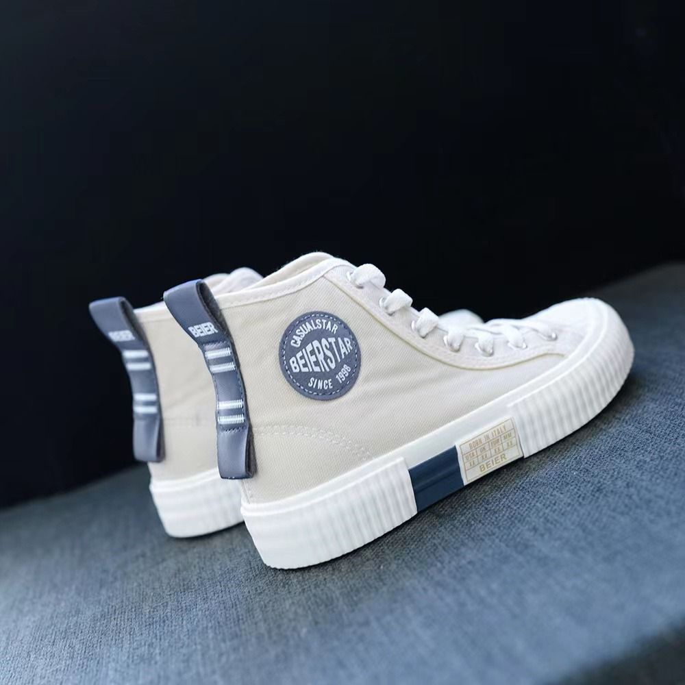 IMPORT Sepatu Wanita Sneaker Canvas Tinggi Wanita Casual Size 35-40 BEIER STAR NORMAL-1