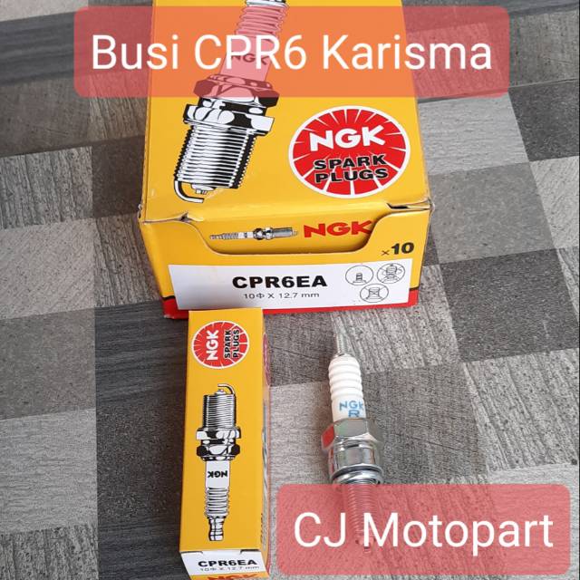 BUSI NGK CPR6EA DRAT PANJANG KARISMA SUPRA X 125 MURAH DAN BERKUALITAS ORIGINAL