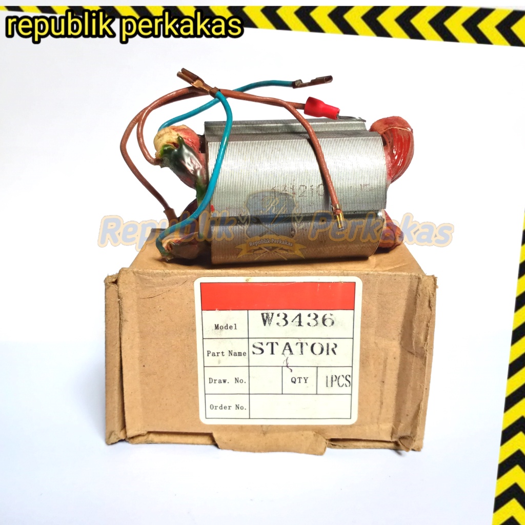 Wipro Stator W3436 / Pel / Gulungan Sepul Untuk Mesin Gerinda Wipro W3436