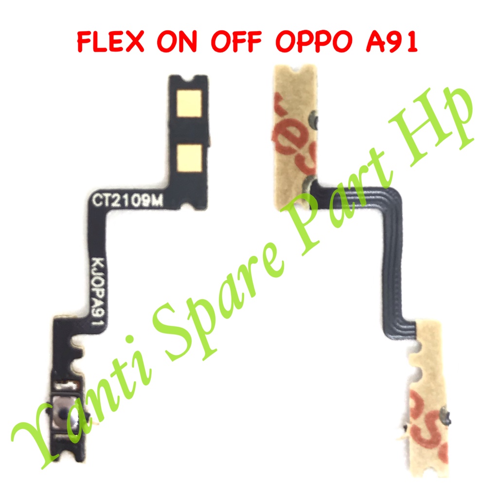 Flexible On Off Oppo A91 Original Terlaris New