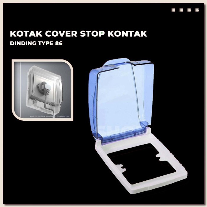 Kotak Cover Pengaman Penutup Stop Kontak Saklar Listrik Dinding