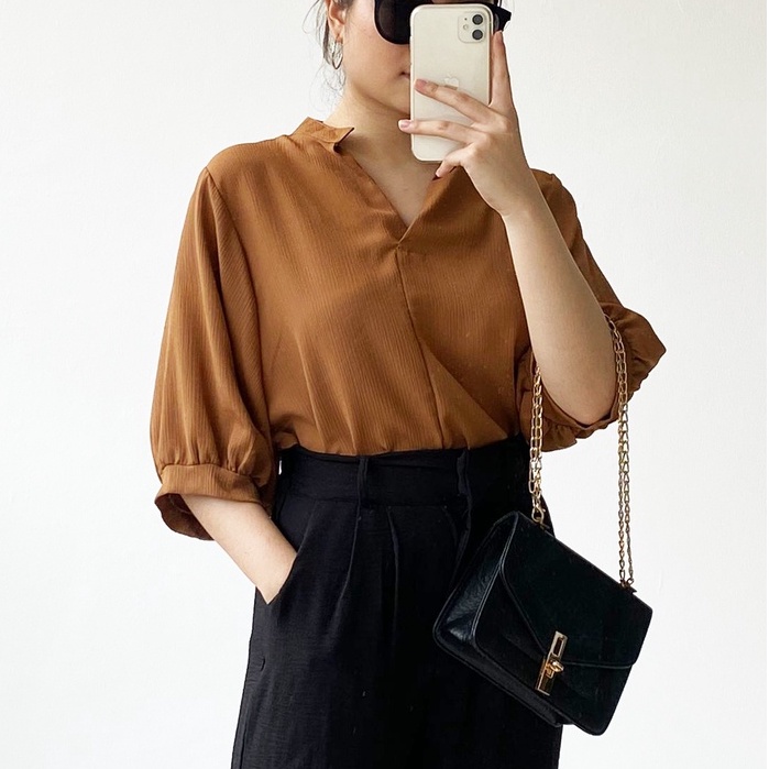 Georgia Top - Clothme.co / Atasan Wanita - Kemeja Wanita - Blouse Wanita