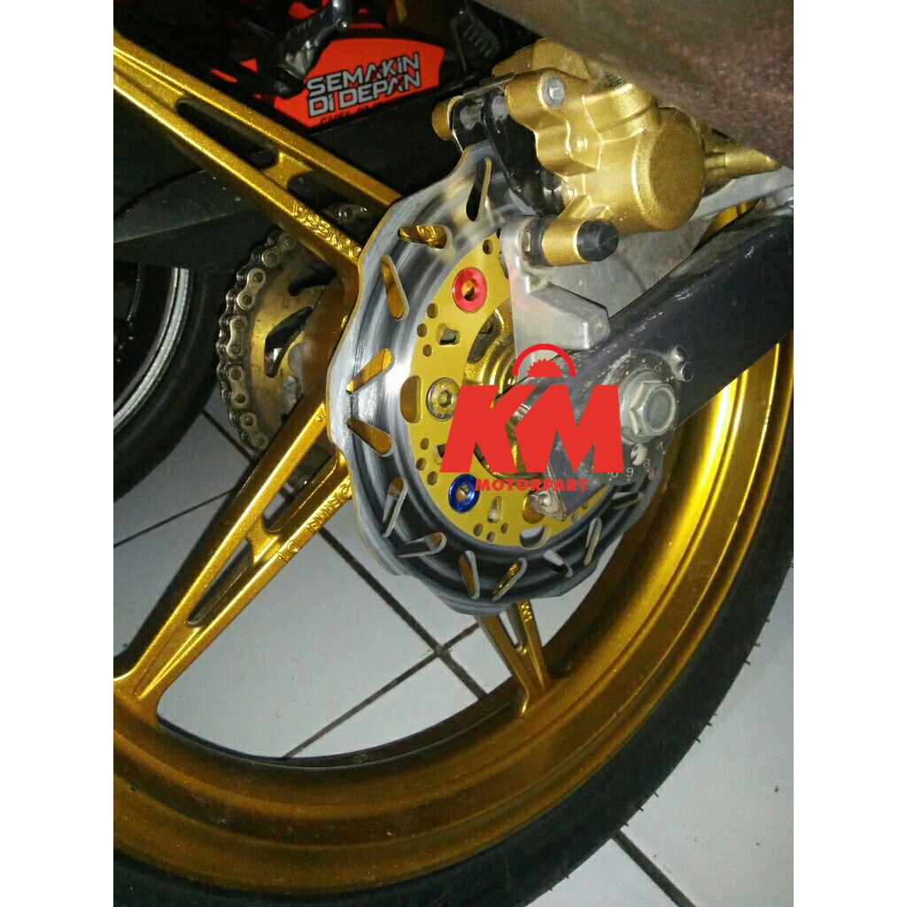 Cakram Belakang Mx Jupiter Z Vega ZR Xride Nouvo Piringan Rem Discbrake 4 lubang baut Anti Karat